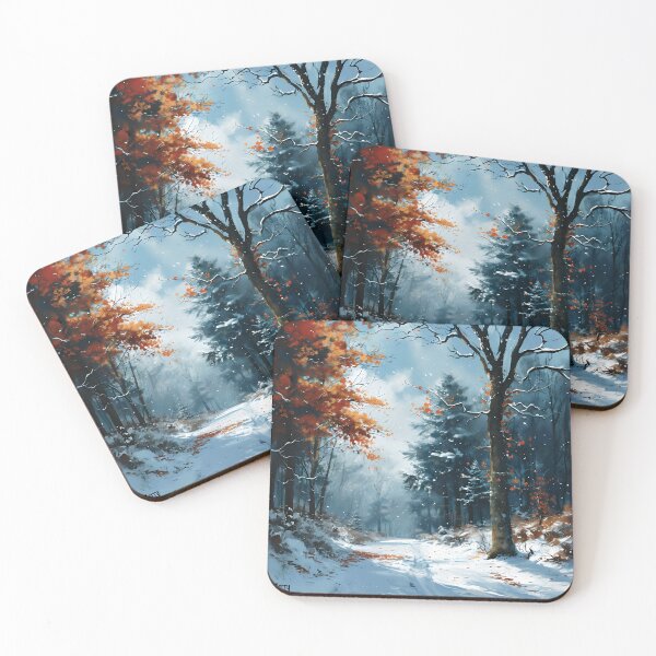 Item preview, Winter Forest Serenity Pathway designed and sold by Amr Siam.