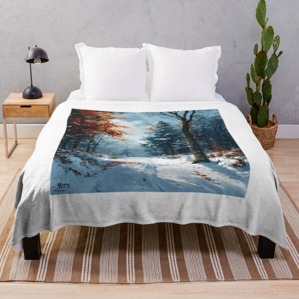 Item preview, Winter Forest Serenity Pathway designed and sold by Amr Siam.