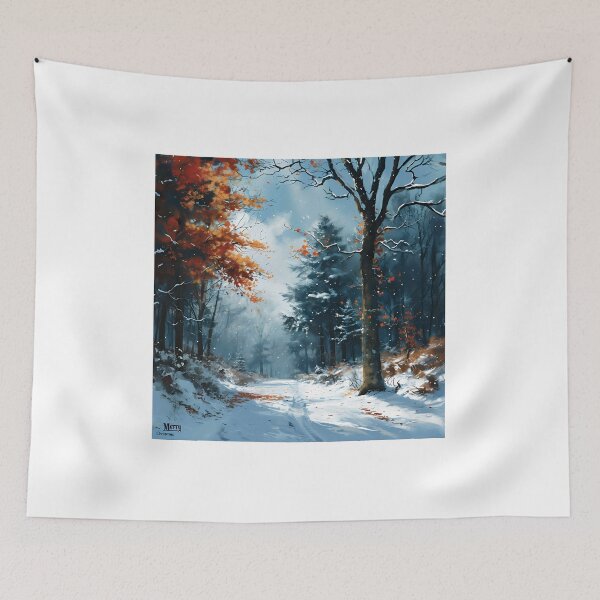 Item preview, Winter Forest Serenity Pathway designed and sold by Amr Siam.