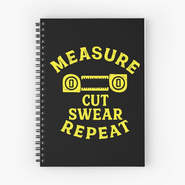 Item preview, measure cut swear repeat designed and sold by CloudyPress.