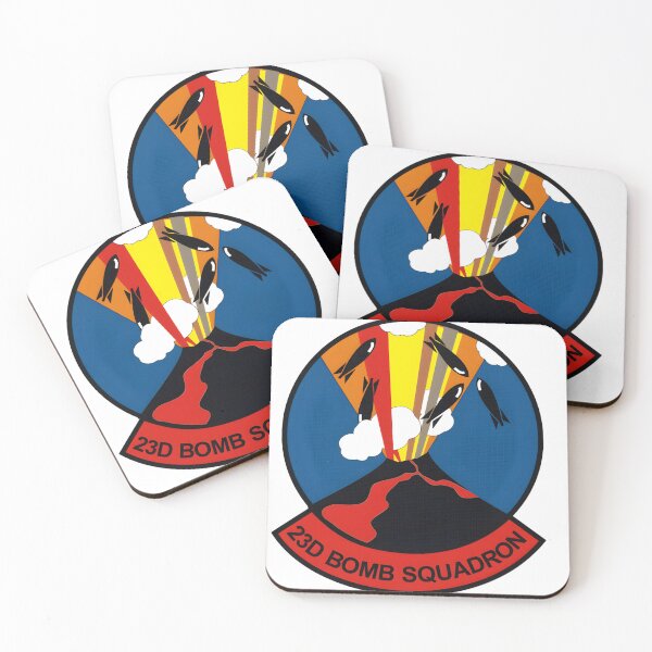 Item preview, 23d Bomb Squadron Volcano Eruption Emblem designed and sold by CharlieDesings.