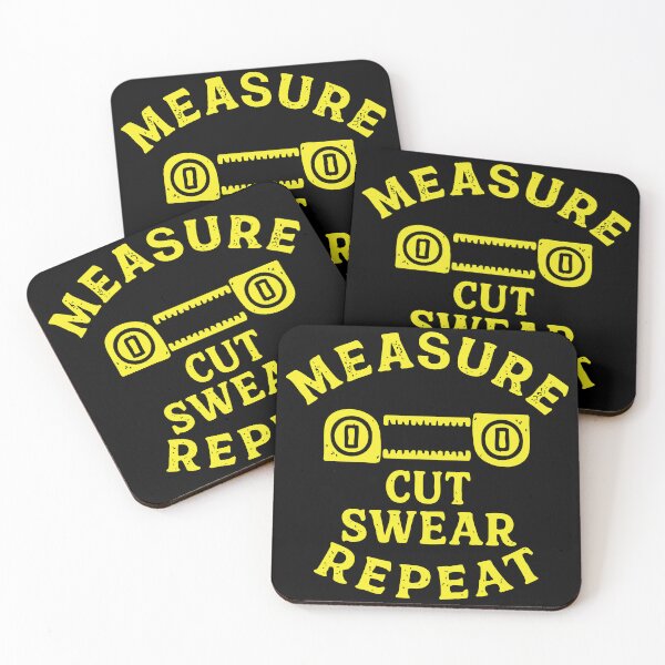 Item preview, measure cut swear repeat designed and sold by CloudyPress.