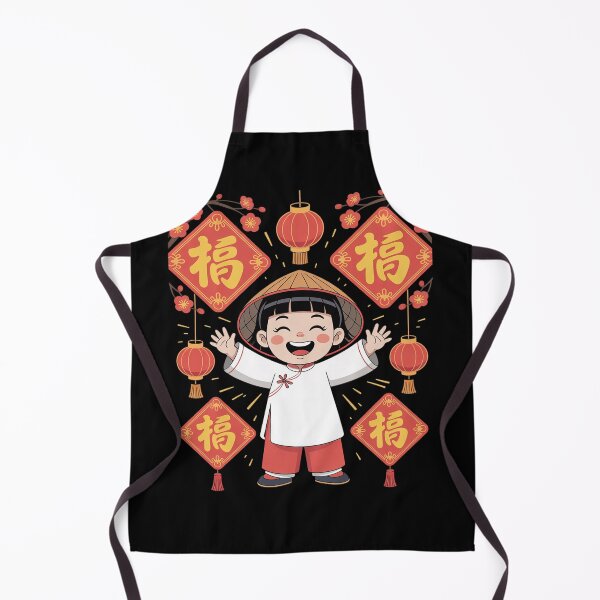 Item preview, Chuc Mung Nam Moi Kids Girl Cute Vietnamese New Year Ao Dai designed and sold by KotexTemu.