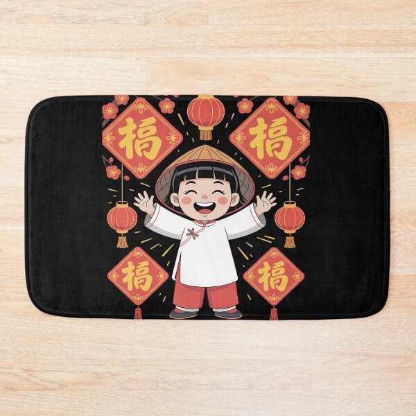 Item preview, Chuc Mung Nam Moi Kids Girl Cute Vietnamese New Year Ao Dai  designed and sold by KotexTemu.