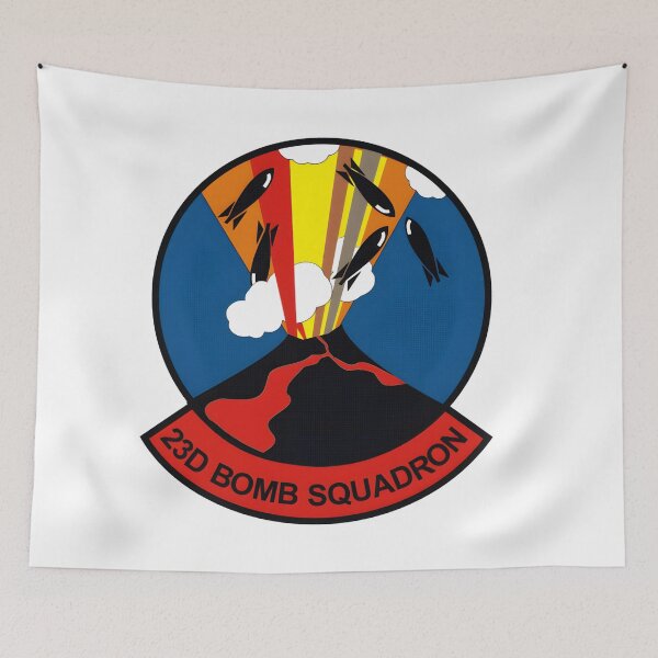 Item preview, 23d Bomb Squadron Volcano Eruption Emblem designed and sold by CharlieDesings.