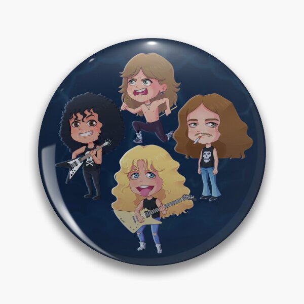 Item preview,  Chibi Thrash Metal Band  designed and sold by StickWithMusic.