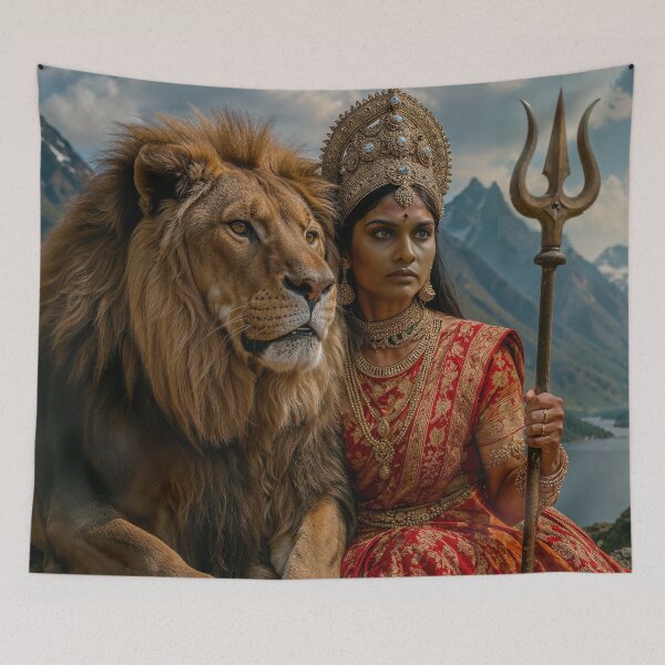 Item preview, Durga Guardian of Sacred Strength designed and sold by Artespirit.