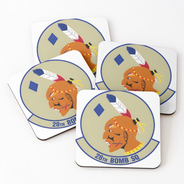 Item preview, 28th Bomb Squadron Native American Chief Emblem designed and sold by CharlieDesings.