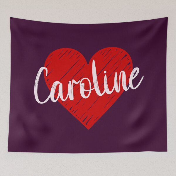 Item preview, Caroline Name Red Heart  designed and sold by Jeallan Designs.