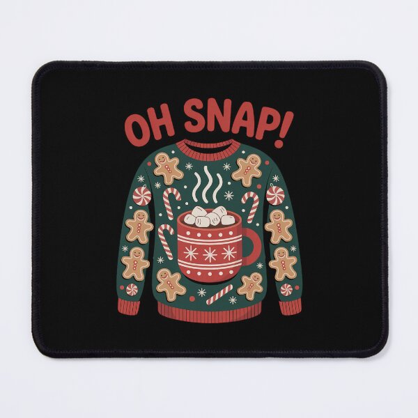 Item preview, Oh Snap Broken Gingerbread Leg Christmas Humor designed and sold by RedCircleArt.