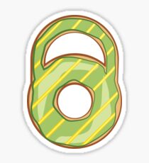 Funny Kettlebell Donut Workout Sticker