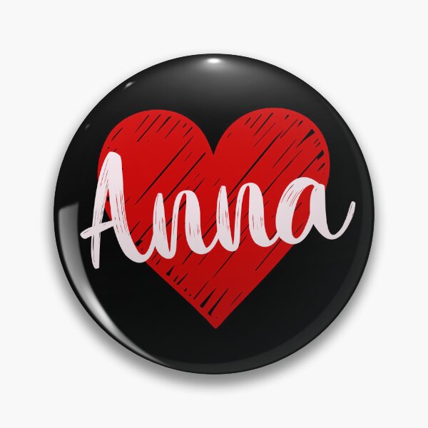 Item preview, Anna Name Red Heart  designed and sold by Jeallan Designs.