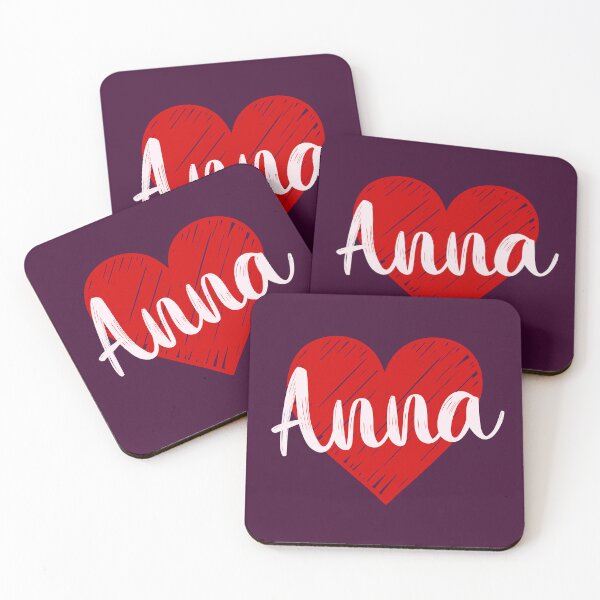 Artikelvorschau, Anna Name Red Heart entworfen und verkauft von Jeallan Designs.