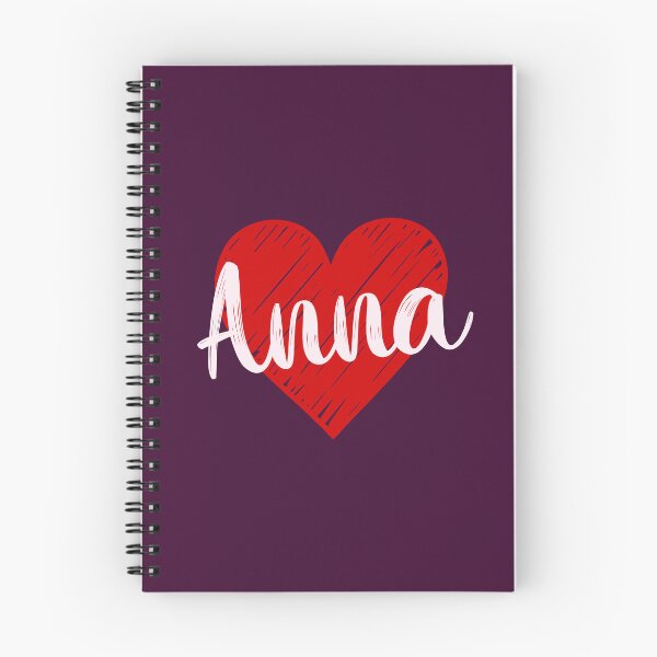 Artikelvorschau, Anna Name Red Heart entworfen und verkauft von Jeallan Designs.