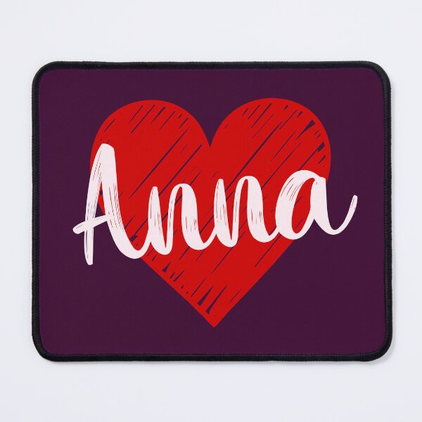 Item preview, Anna Name Red Heart  designed and sold by Jeallan Designs.