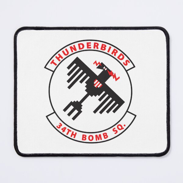 Item preview, 34th Bomb Squadron Thunderbird Emblem designed and sold by CharlieDesings.