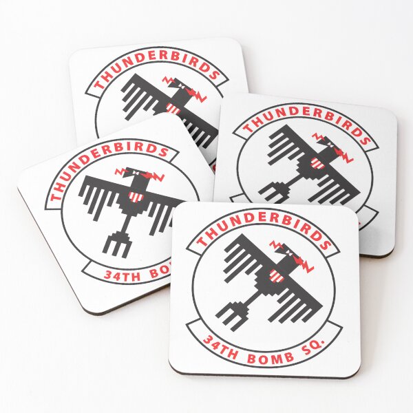 Item preview, 34th Bomb Squadron Thunderbird Emblem designed and sold by CharlieDesings.