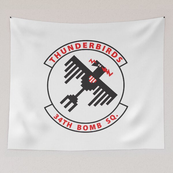 Item preview, 34th Bomb Squadron Thunderbird Emblem designed and sold by CharlieDesings.