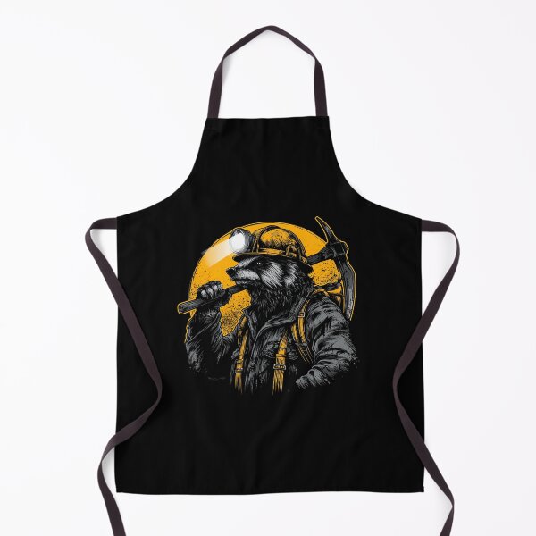 Item preview, Miner Badger Coal Tunnel Design designed and sold by titanosdesign.