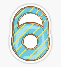 Funny Kettlebell Donut Workout Sticker