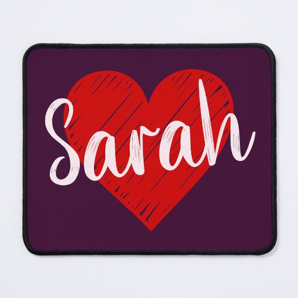 Item preview, Sarah Name Red Heart designed and sold by Jeallan Designs.