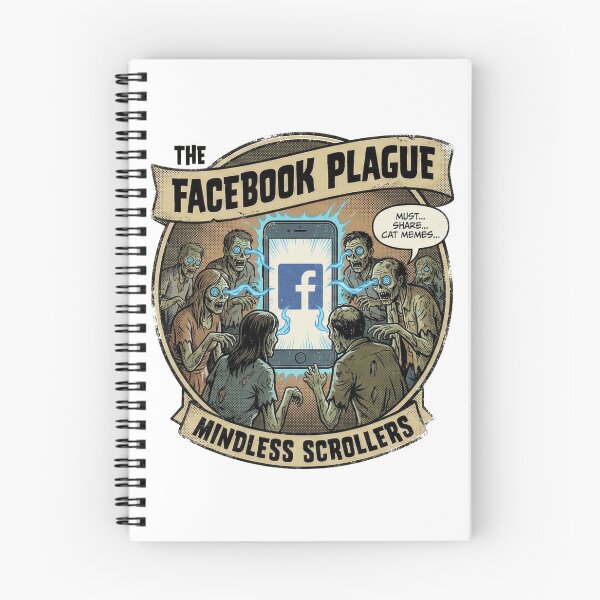 Item preview, The Facebook Plague: Mindless Scrollers & Meme Sharers designed and sold by NetrunnerZero.