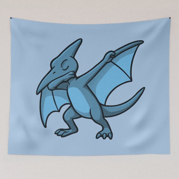 Item preview, Dabbing Pterodactyl – Funny Flying Dino designed and sold by Ivy-Triggs.