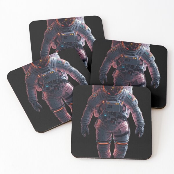 Item preview, Neon Astronaut – Cosmic Glow Explorer designed and sold by mari0n980.