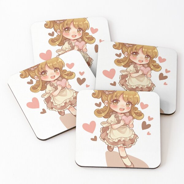 Item preview, Cute Chibi Maid Girl Bunny Heart Kawaii Art designed and sold by mumeaw.