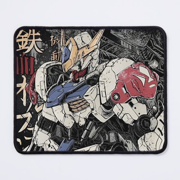 Item preview, Gundam Barbatos- Heavy Armor Combat Mech – Gritty Robot Artwork  designed and sold by Dyan4.