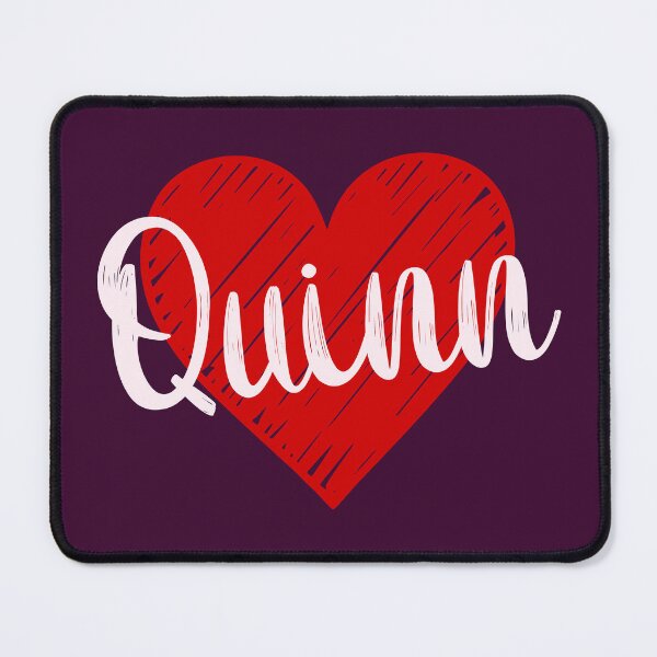 Item preview, Quinn Name Red Heart designed and sold by Jeallan Designs.