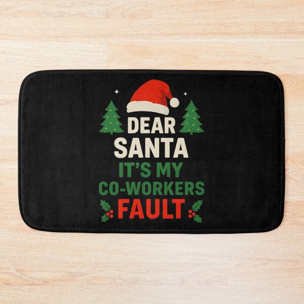 Item preview, Dear Santa It's My Co-Workers Fault Funny Office Christmas designed and sold by hemagamo.