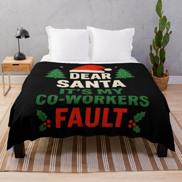 Item preview, Dear Santa It's My Co-Workers Fault Funny Office Christmas designed and sold by hemagamo.