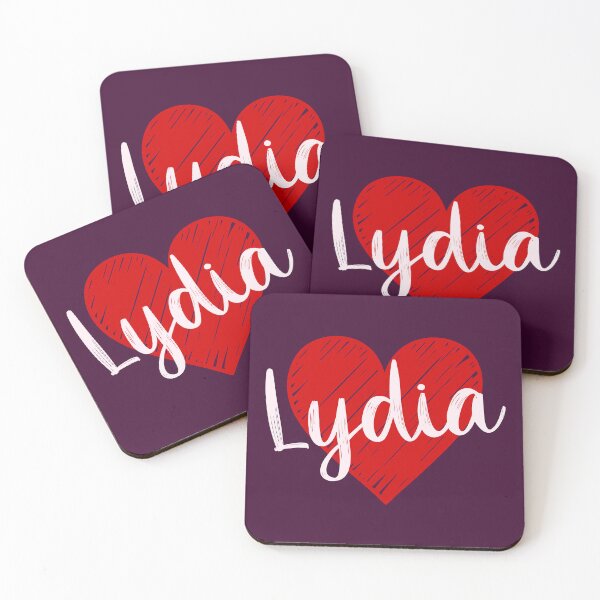 Item preview, Lydia Name Red Heart  designed and sold by Jeallan Designs.