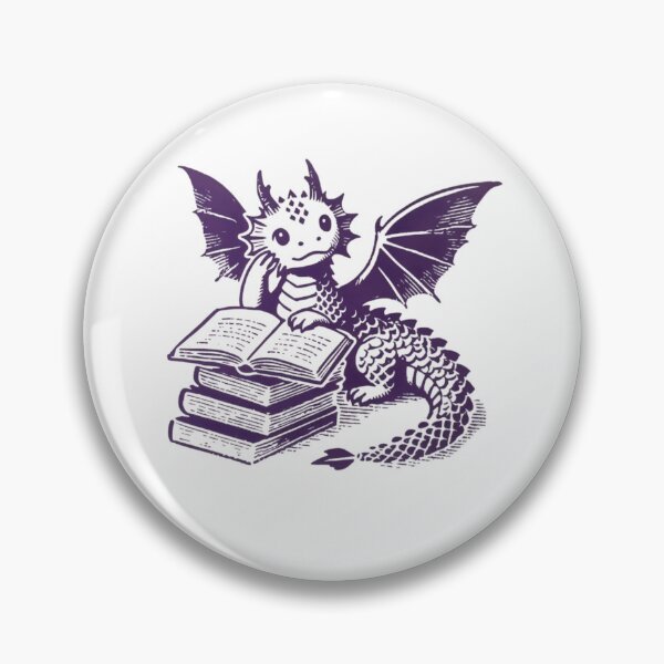 Item preview, Dragon Book Lover, Fantasy Reader, Bookworm Dragon, Cute Bookish Gift, Librarian Teacher designed and sold by DesignDenDo ⭐⭐⭐⭐⭐.