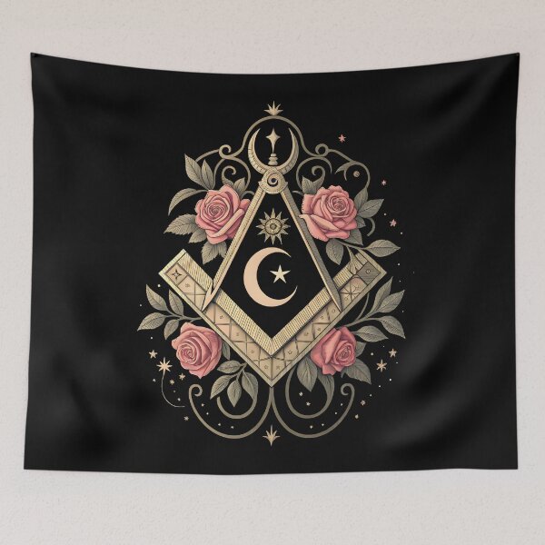 Item preview, Astral Masonic Emblem designed and sold by SolombraArt.