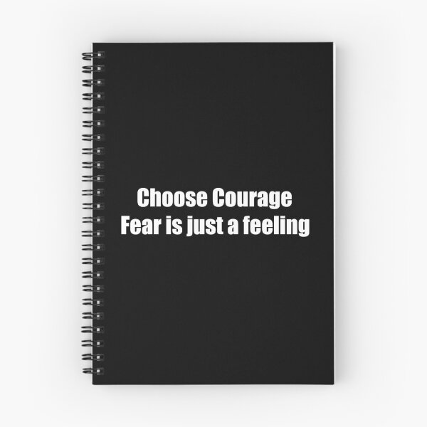 Item preview, Choose Courage: Fear is just a feeling designed and sold by TheRefinedMind.