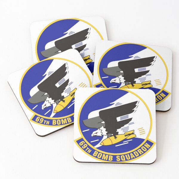 Item preview, 69th Bomb Squadron Eagle Carrying Bomb Emblem designed and sold by CharlieDesings.