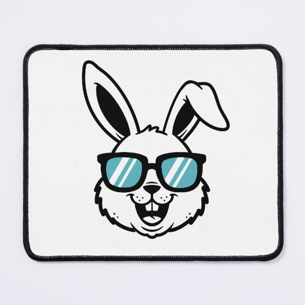 Item preview, Cool Rabbit with Sunglasses – Funny Rabbit Head Cartoon designed and sold by holywarter.
