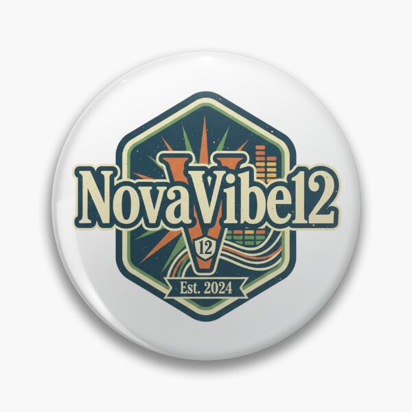 Item preview, NovaVibe12 Galactic Chill Logo | Retro-Futuristic Aesthetic Art designed and sold by NovaVibe12.