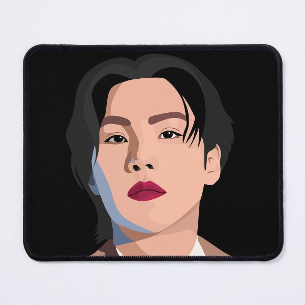 Item preview, Suga of BTS in a stunning vector digital portrait. designed and sold by Aome22.