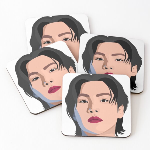 Item preview, Suga of BTS in a stunning vector digital portrait. designed and sold by Aome22.