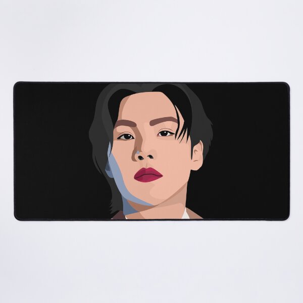 Item preview, Suga of BTS in a stunning vector digital portrait. designed and sold by Aome22.