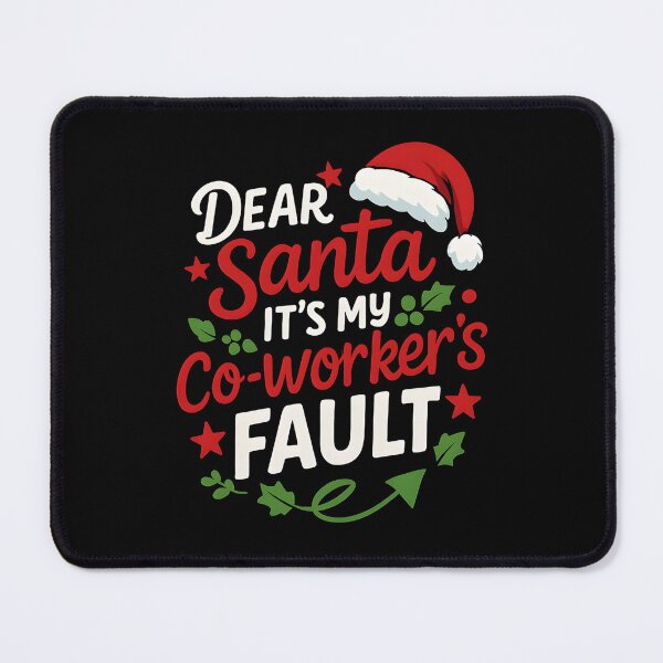 Item preview, Dear Santa It's My Co-Workers Fault Funny Office Christmas designed and sold by hemagamo.