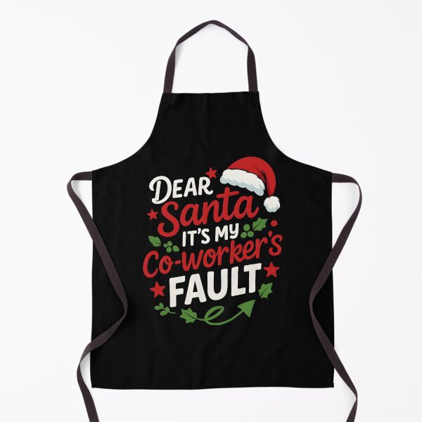 Item preview, Dear Santa It's My Co-Workers Fault Funny Office Christmas designed and sold by hemagamo.