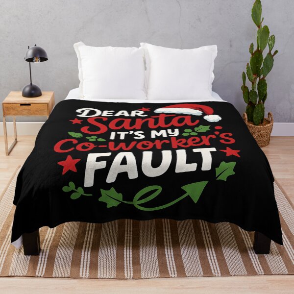 Item preview, Dear Santa It's My Co-Workers Fault Funny Office Christmas designed and sold by hemagamo.