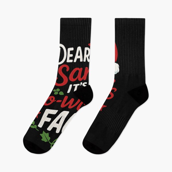 Item preview, Dear Santa It's My Co-Workers Fault Funny Office Christmas designed and sold by hemagamo.