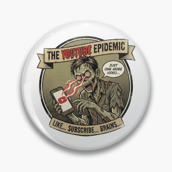 Item preview, The YouTube Epidemic: Like, Subscribe, Brains.. designed and sold by NetrunnerZero.