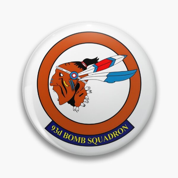 Item preview, 93d Bomb Squadron Native American Chief Emblem designed and sold by CharlieDesings.