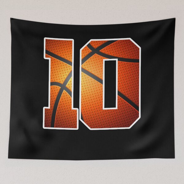 Item preview, Basketball Birthday 10 Sports Number Ten Design designed and sold by JRRTs.